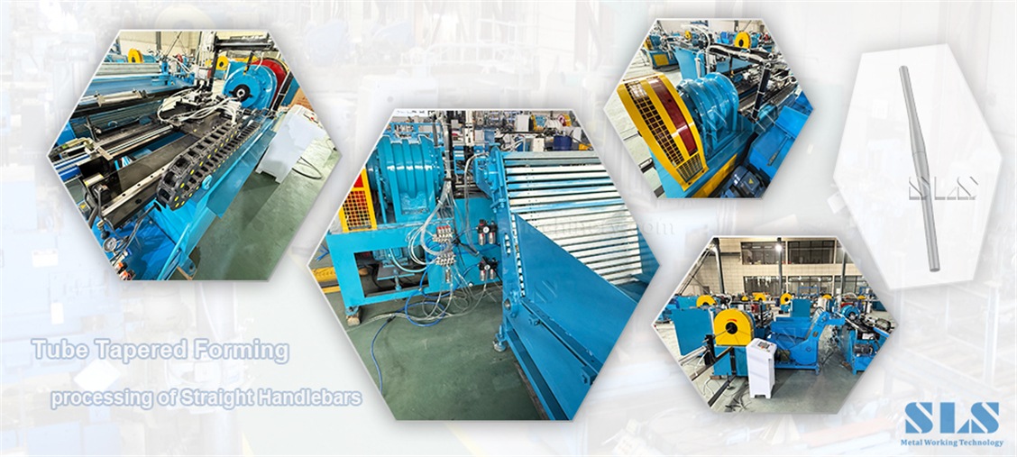 Tapering Machine. X. D.TF-50CNC. 002. Straight handlebars Tapering Machine. X. D.TF-50CNC. 002. Straight handlebars