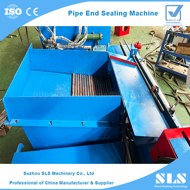 CNC Metal Pipe End Sealing Machine - Tube Spinning Roll Forming Closing Machine with Auto Loading System