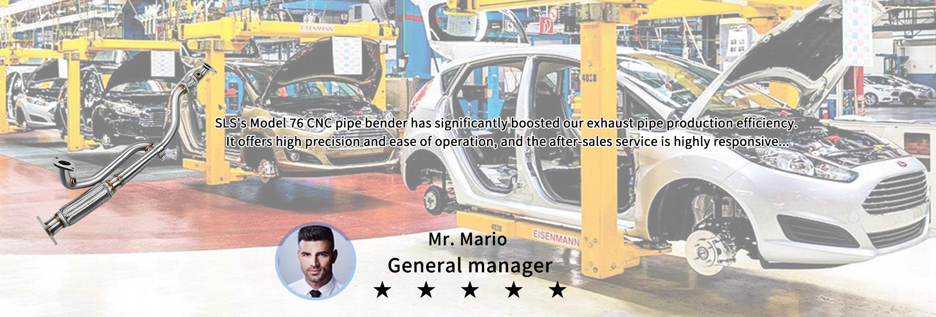 内容图. 1920x650.01 Exhaust Pipe Production ( Production Manager Mr. John From an American automotive parts company ) 内容图. 1920x650.01 Exhaust Pipe Production ( Production Manager Mr. John From an American automotive parts company )