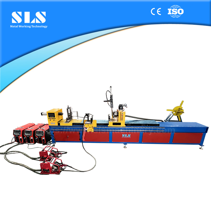 Ground Screw Pile Making Production Line - Automatic Spiral Welding Process Equipment of Ground Screw