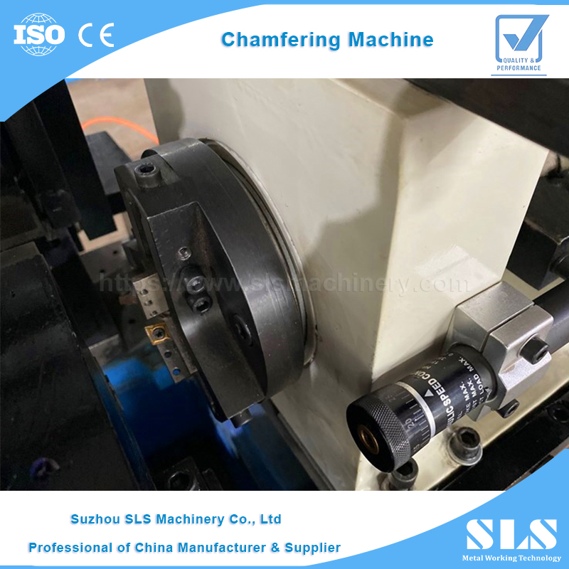DEF-80Y Type Pipe Or Round Bar Edge Deburring Tube Double Side Automatic Chamfering Machine