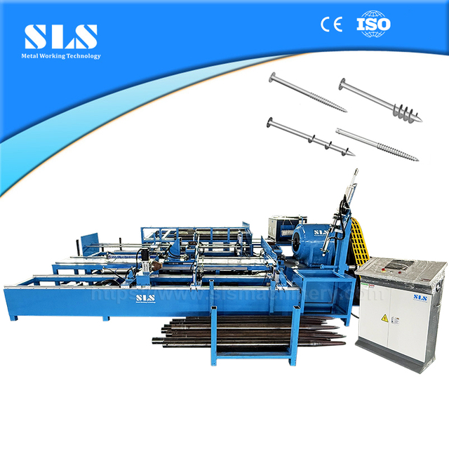 Fully Automatic Tube Tip Reduction ( Cone Swaging ) Machine with Laser Drilling - 160CNC Type Ground Screw Pile Manufacturing Production Line Part 1