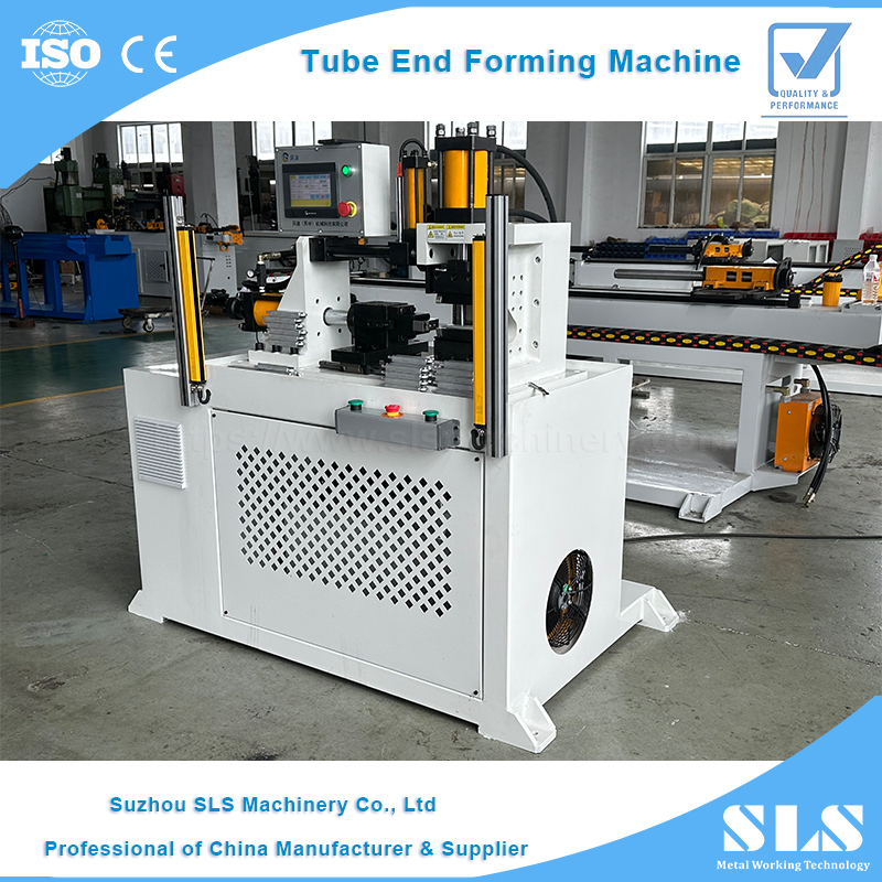 Condenser Heat Exchanger Copper Tube End Forming Machine | SS Aluminum Tubular Pipe Reducing Equipment - TM-25NC 