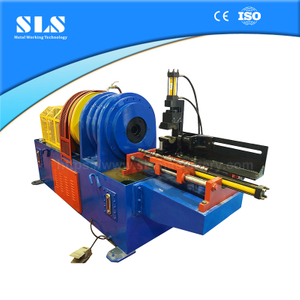 TE-50Y Type Semi Automatic Flower Tube Design Stainless Steel Pipe Embossing Machine