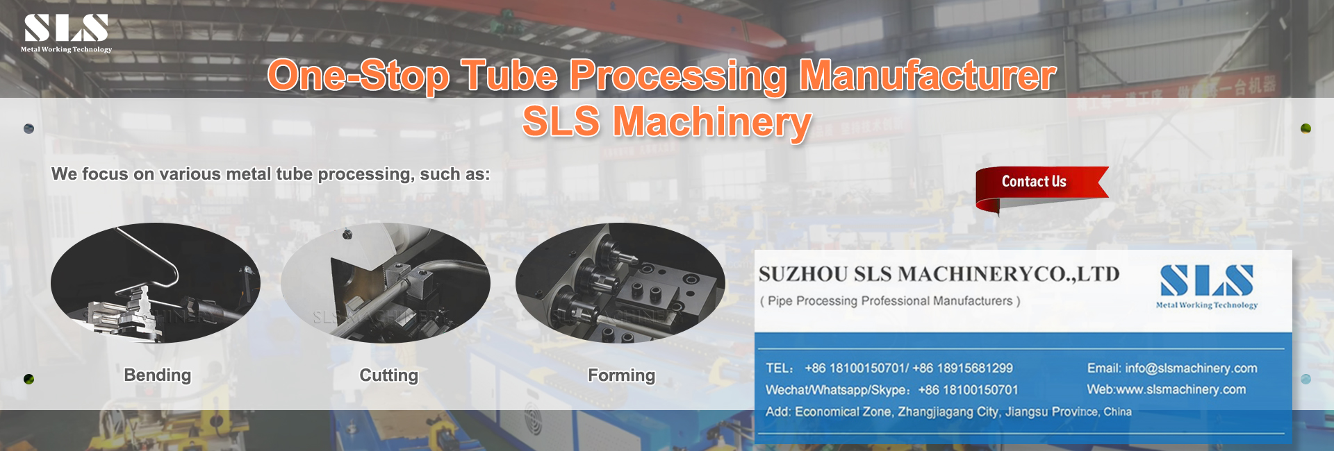配图.02.4. Fully Automatic Pipe Punching, Hole Pulling, Collar, And Flat Cutting Machine An E