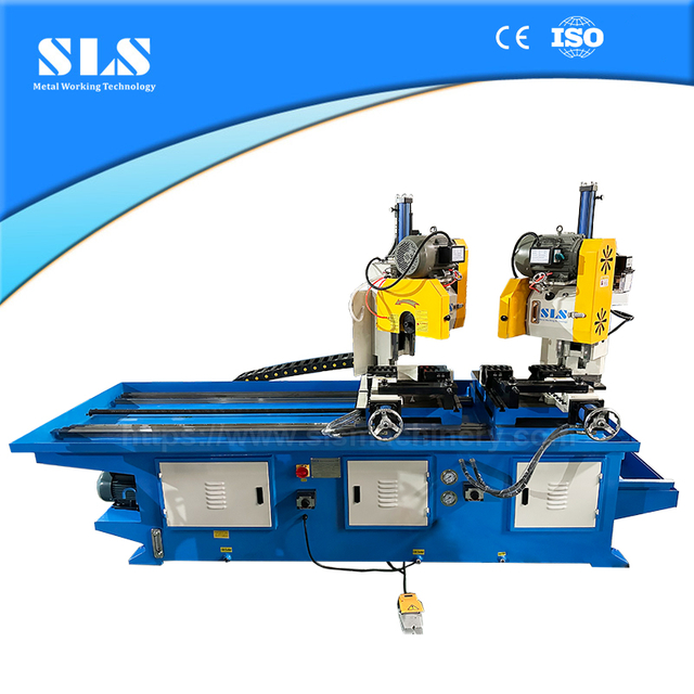 30, 45, 90 Degree Pipe Angle Cutting - Automatic Double Head Cutting Machine | Window Frame Profile