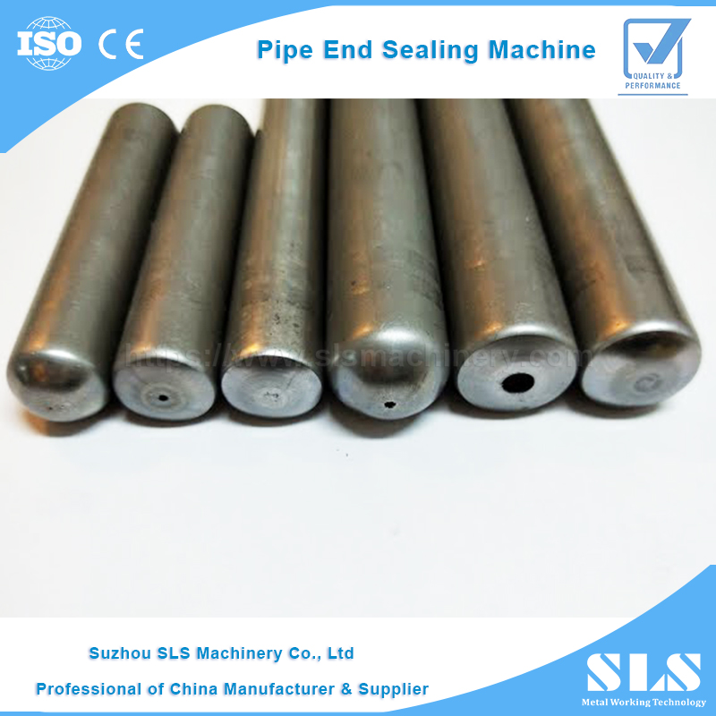 CNC Metal Pipe End Sealing Machine - Tube Spinning Roll Forming Closing Machine with Auto Loading System
