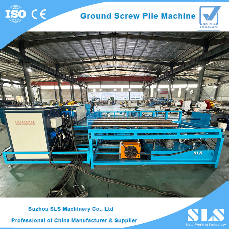 Fully Automatic Tube Tip Reduction ( Cone Swaging ) Machine with Laser Drilling - 160CNC Type Ground Screw Pile Manufacturing Production Line Part 1