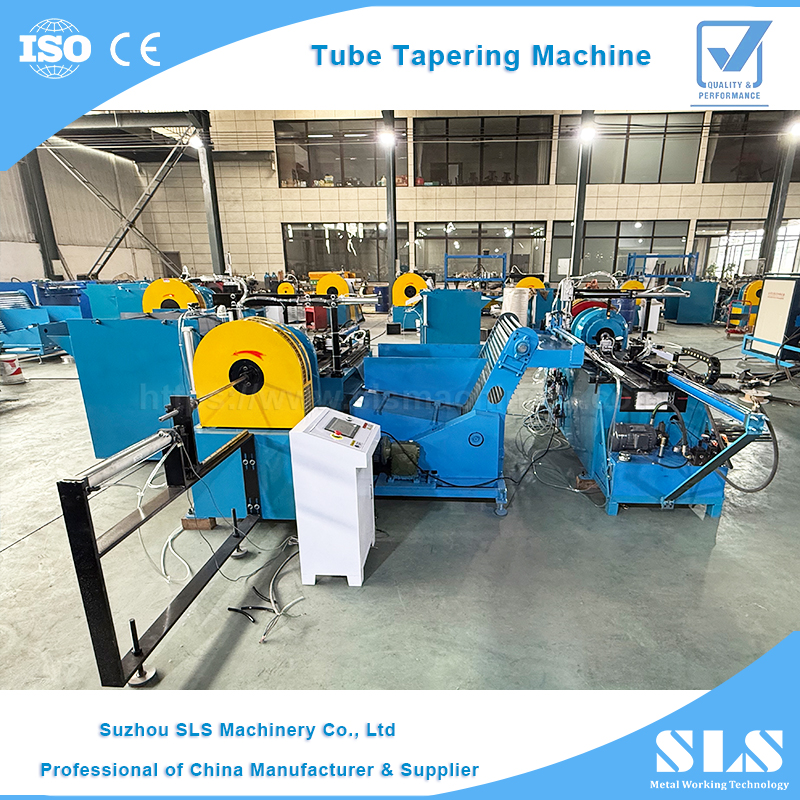 Taper Processing of Mountain Bike Straight Handlebars | Tube Both Ends Forming | Pipe Swaging Production Line