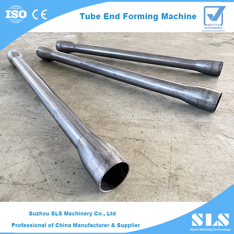 Fully Automatic CNC Double Heads Tube End Forming Machine 3 Station for ...