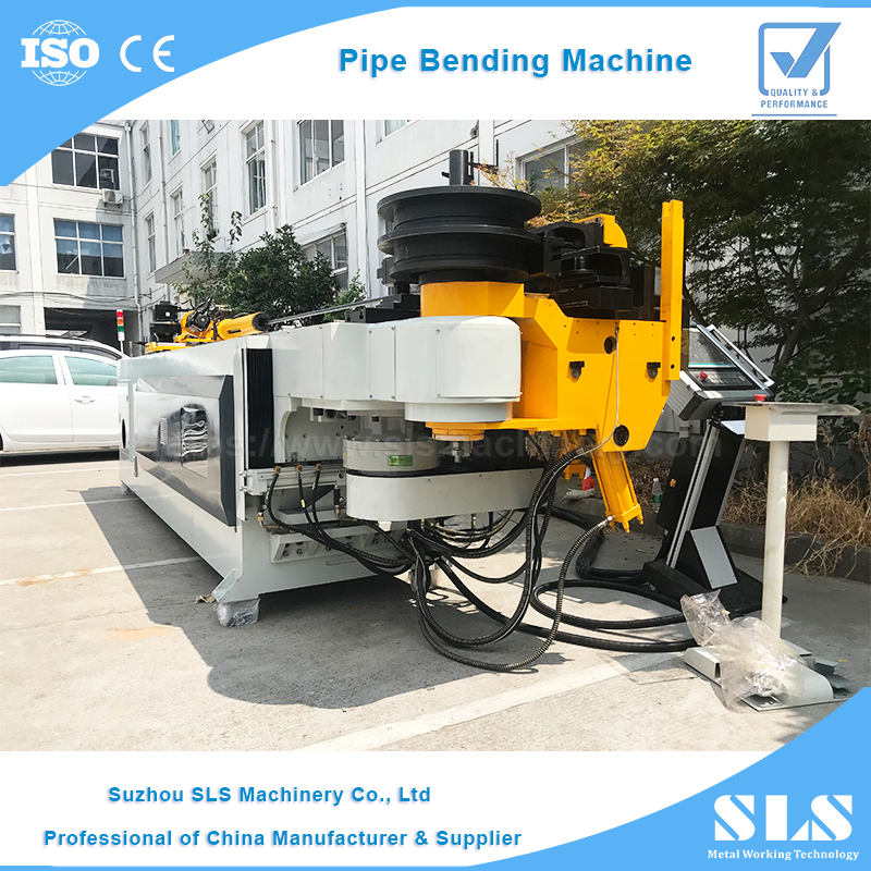 100 Type 4A-3S Full Automatic Hydraulic Rectangle Tube Bender Triple Stacks CNC Square Pipe Bending Machine