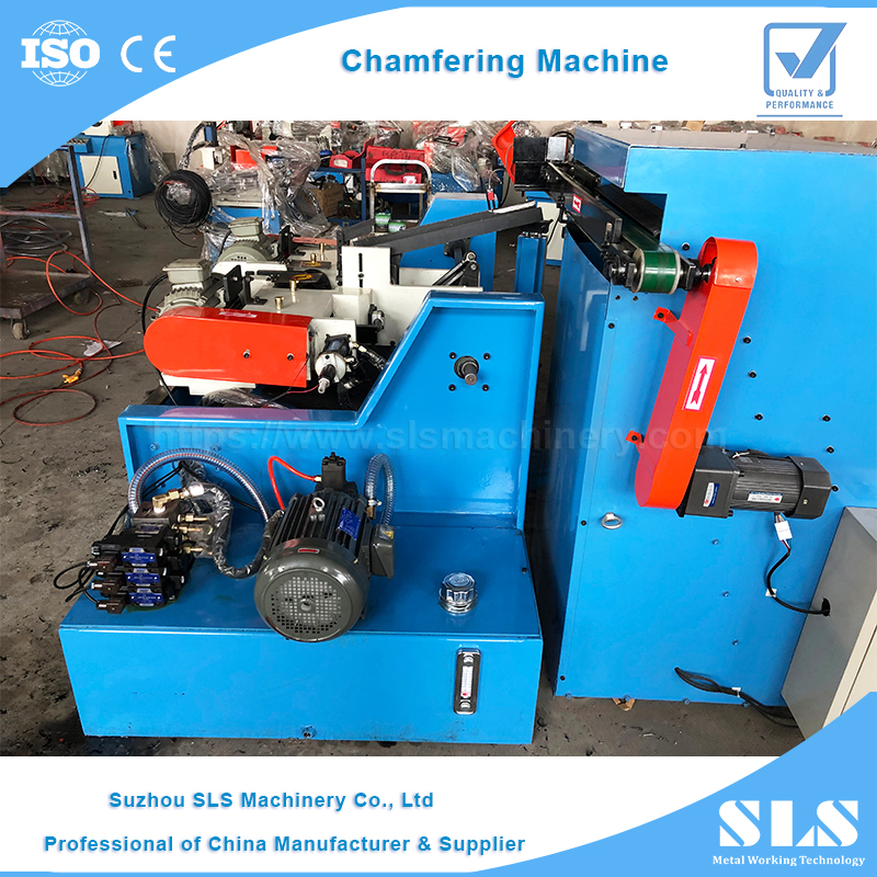 DEF-120Y Type Full Automatic Loading Tube Both End Chamfering Pipe Orifice Beveling Machine