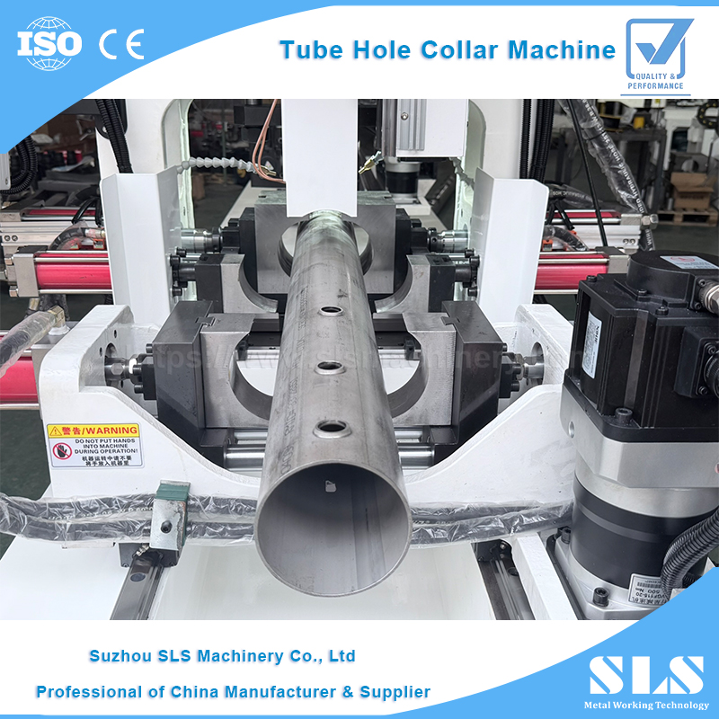 BP-130 Type Automatic CNC Steel Tube Collar Hole Punching & Drilling Machine for CDU Liquid Cooling Pipe Branch Manifolds Header