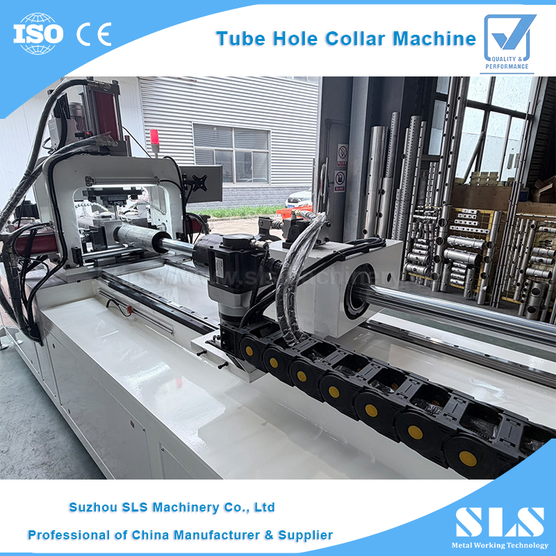 BP-130 Type Automatic CNC Steel Tube Collar Hole Punching & Drilling Machine for CDU Liquid Cooling Pipe Branch Manifolds Header