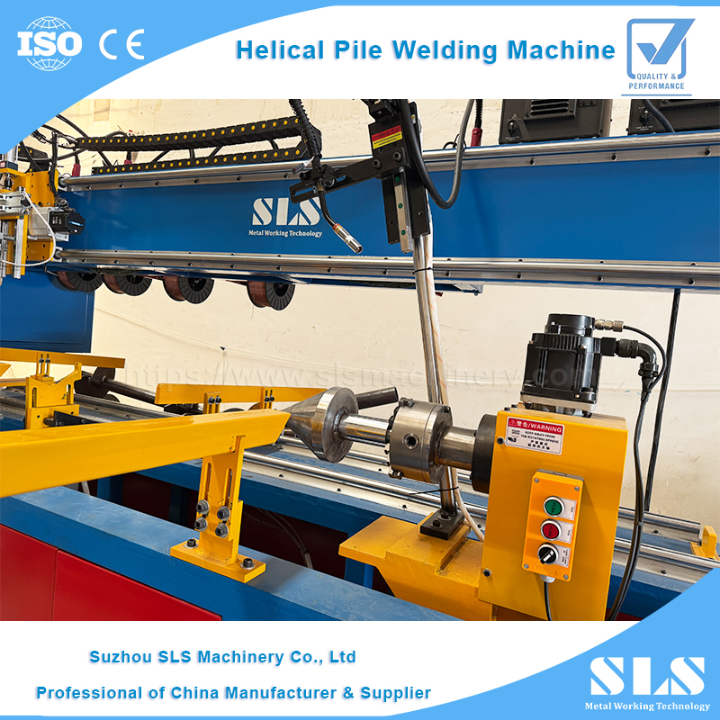 Efficiency & Precision Helical Pile Welding Machine | Automatic Feeding Ground Screw Anchor Production Line